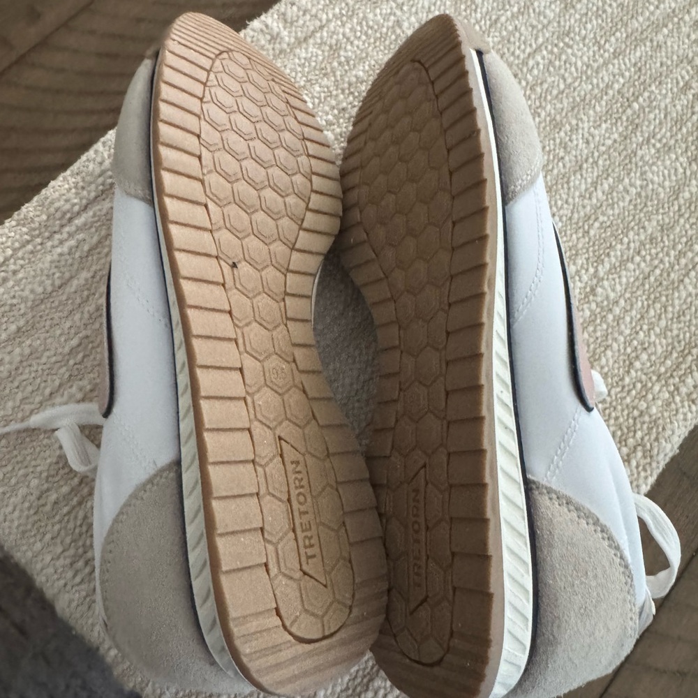 Tretorn Blush and Cream Sneakers - Picture 3 of 4